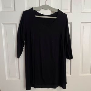 Black J Jill Wearever Collection tunic